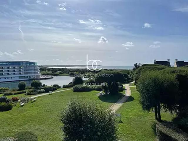 Arzon 56640 Achat / Vente appartement 2 pièces t2 au dernier étage piscine
