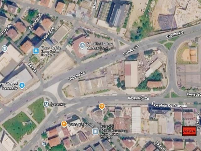 ATAŞEHİR İNÖNÜ MAH. 524M2 SATILIK YATIRIMLIK ARSA