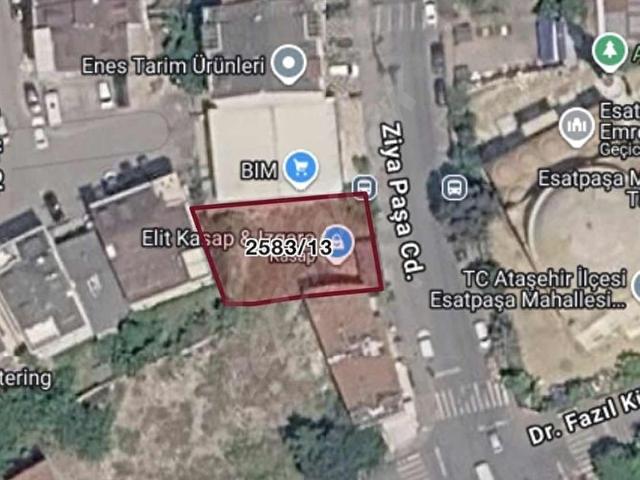 Ataşehir Esatpaşa Ziyapaşa Caddesi Üzerinde Satılık Arsa Hissesi