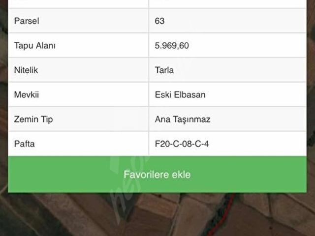 Çatalca Elbasan satılık tarla