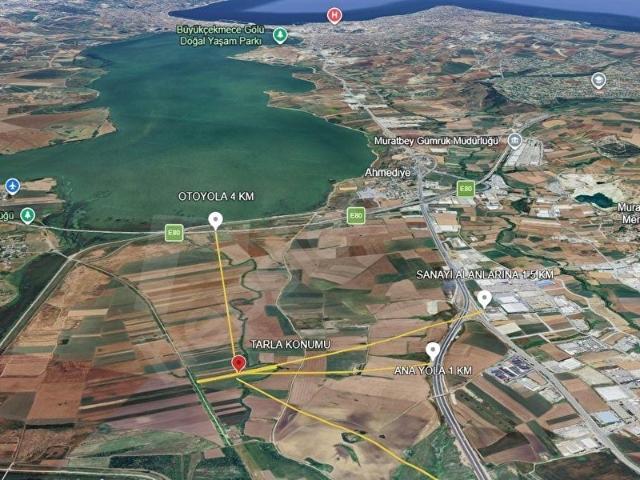 ÇATALCA FERHATPAŞA' DA MÜSTAKİL PARSEL 4.062 M2 SATILIK TARLA