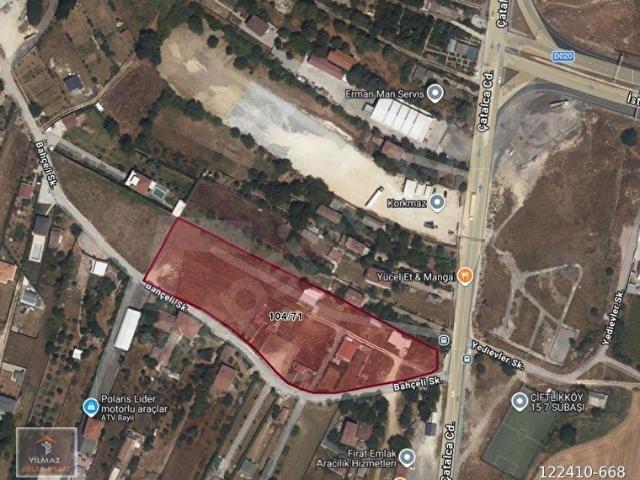 Çatalca Subaşı Çaplı TOPLU TAŞIMA Dibinde 260 m2 Satılık Arsa