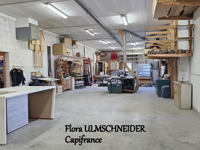 ATELIER, STOCKAGE, BUREAU à vendre MAGNIEU 01 avec logement de fonction + terrain proche de BELLEY à env. 1H30 de Lyon et de Genève