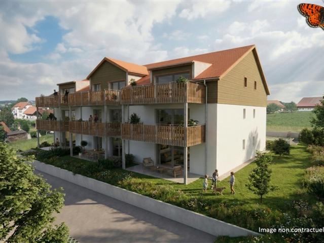 Atemberaubendes 21/2 mit großem Balkon von 16 m² in Neubauten