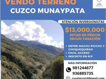 Atencion Inversionistas Vendo Parcela Numaypata de 641.30has Cuzco