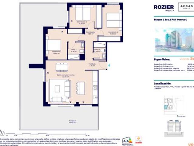 Ático Venta Mislata, Zona Plaça País Valencià Plaça Major