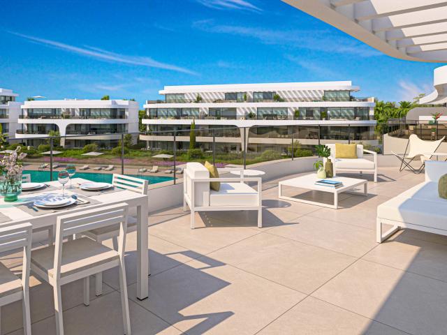Ático Contemporáneo con Terraza Espaciosa Nueva Milla de Oro, Estepona
