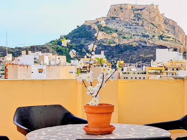 Ático con terraza y vistas al Castillo | Centro Tradicional Alicante
