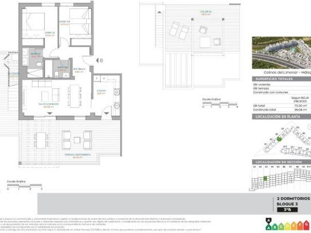 Atico con terraza solada, además de trastero y plaza de garaje incluidos en el precio