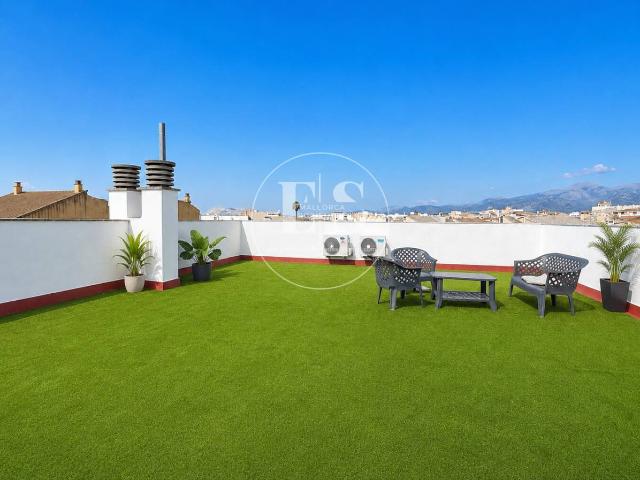 Ático de 3 habitaciones con terraza en Sa Pobla