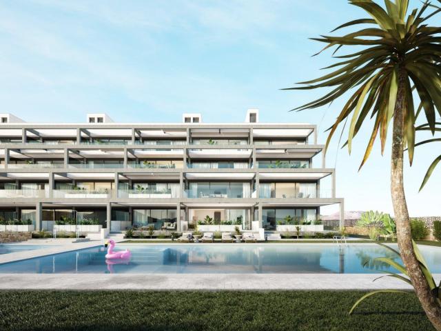 Ático de 2 dormitorios con solarium privado en Mar de Crista. 99m² Islas menores