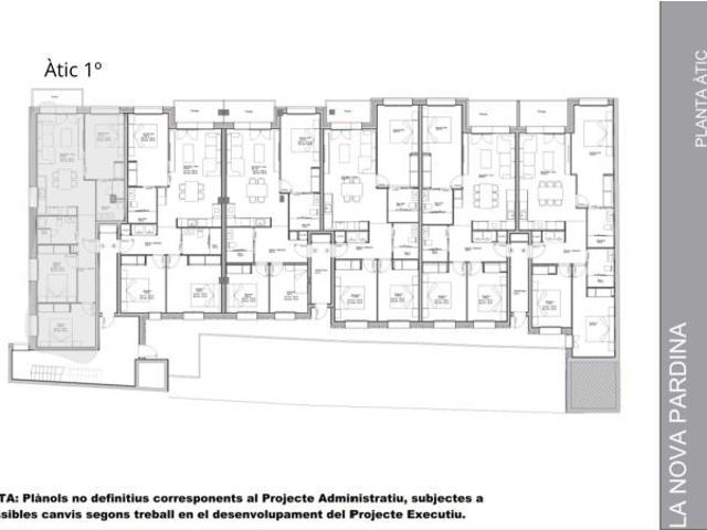 Ático de obra nueva en esquina, con 96 m2, terraza y dos plazas de parking