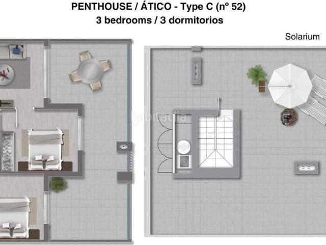 Ático en venta en Torrevieja, Cabo Cervera. ATICO CON SUPER VISTAS AL MAR, A 700 METROS DEL MAR. Áticos.
