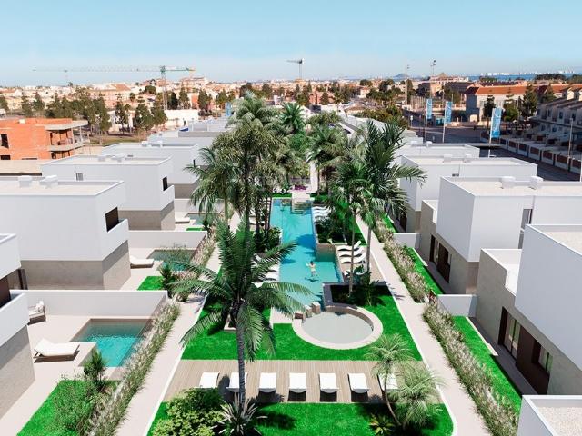 Ático en venta en Alcázares Los, Las Lomas de Rame Bahía Bella. Ático de 3 dormitorios en venta en Los Alcázares, con piscina. Áticos Alcázares.