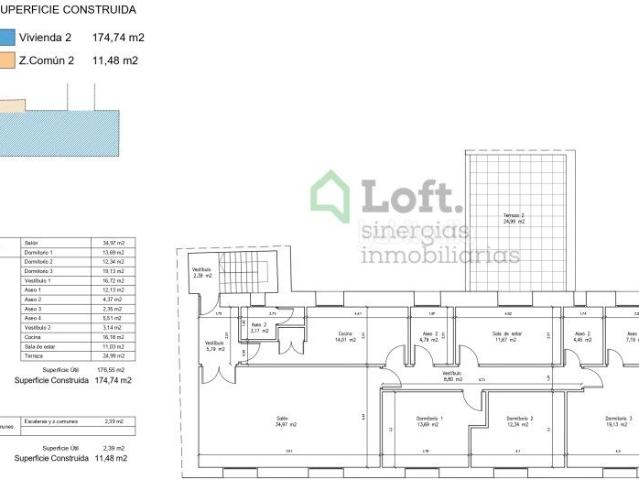 Ático en venta en Badajoz, Casco Antiguo. ATICO EN PLANTA AMPLIO CON TERRAZA EN CASCO ANTIGUO. Áticos.