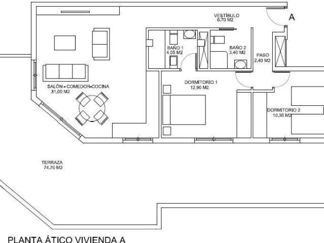 Ático en Venta en Cieza