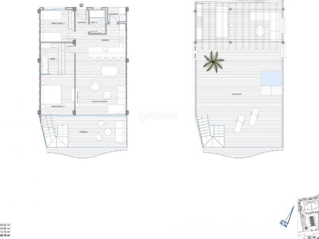 Ático en venta en Fuengirola, Las Gaviotas Carvajal. Ático de 2 dormitorios, 2 baños y gran Solarium. Vistas a playas de Fuengirola. Obra Nueva. Áticos.