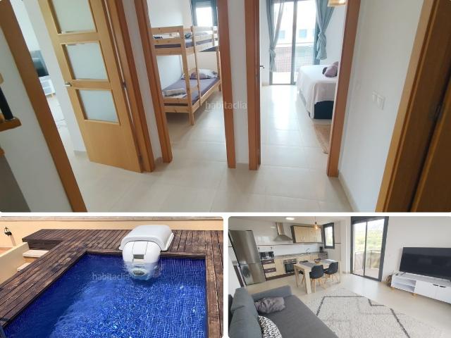 Ático en venta en La Ràpita, Nord Costa Dorada. Ático con gran terraza y piscina privada. Áticos La.