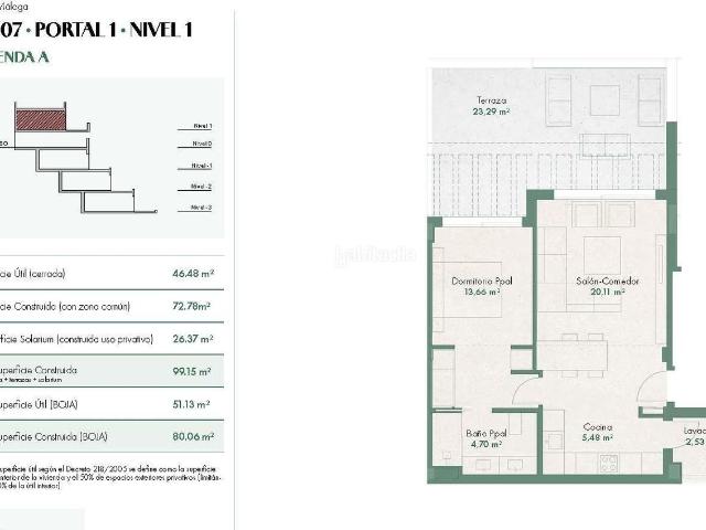 Ático en venta en Mijas, La Cala Mijas. Apartamentos de lujo de nueva construcción con vistas al mar en Las Lagunas de Mijas. Áticos.