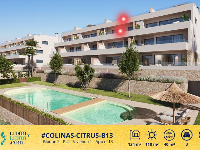 Ático en venta en Orihuela, Lomas de Campoamor Las Ramblas. Ubicado en la Ãºltima planta de la exclusiva residencia Citrus, dentro del prestigioso entorno de Las Colinas Golf Country Club. Áticos.