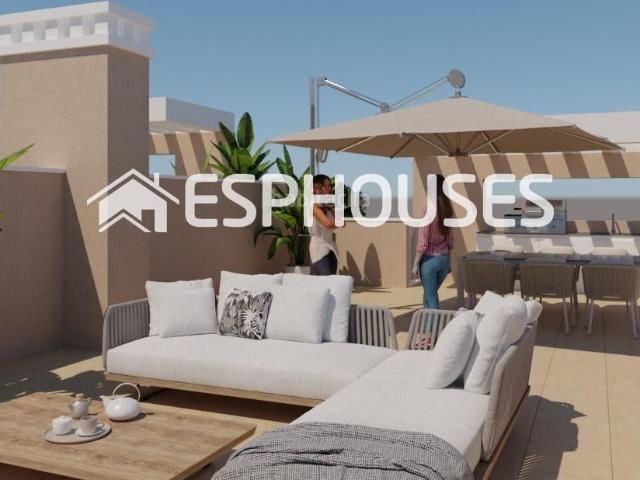 Ático en venta en Pilar de la Horadada, El Pinar de Campoverde. Apartamentos en el campo de golf Lo Romero en Pilar de la Horadada. Áticos Pilar de la.