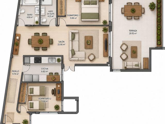 Ático en venta en Realejos Los, Montaña Zamora. Áticos Realejos.