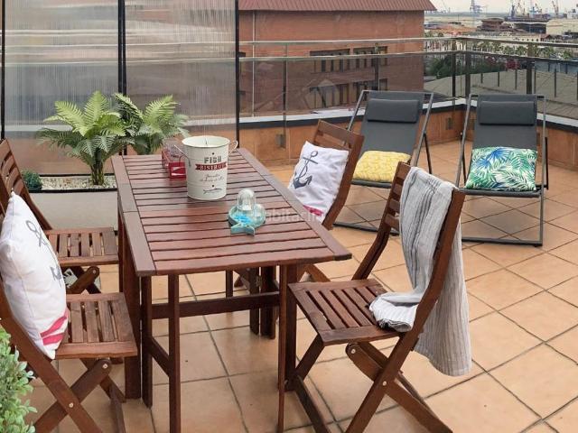 Ático en venta en Santurtzi, Larrea San Juan de Dios Peñota. Atico panorámico frente al mar, con dos viviendas independientes y terrazas chill out de gran tamaño frente al mar. Áticos.