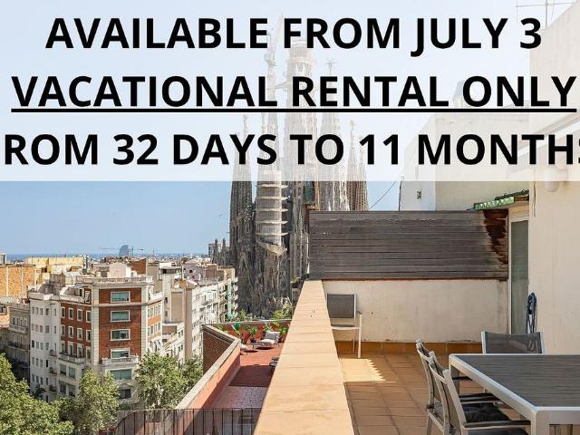 Ático en alquiler en avenida De Gaudí, Barcelona, de 82 m² 3 habitaciones por 2.500
