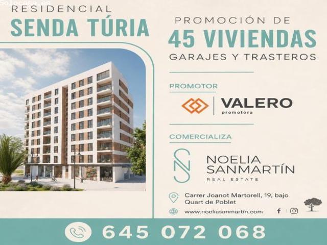 Ático exclusivo de OBRA NUEVA con espectacular terraza de 93 m2 en Quart de Poblet