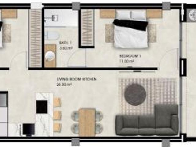 Aticos con Solarium Obra Nueva 2 Dormitorios con Garage, Trastero y Piscina Comunitaria