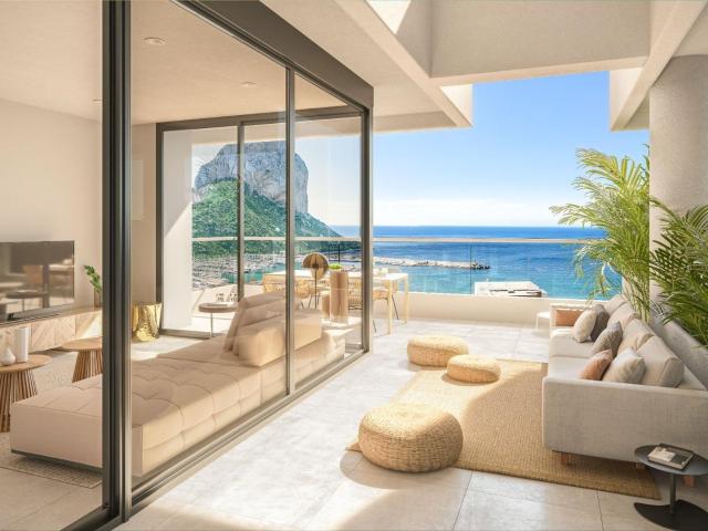 ÁTICOS DE LUJO DE OBRA NUEVA CON VISTAS AL MAR EN CALPE.. C. 129m² Calpe Calp