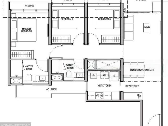Atlassia D15, Apartment