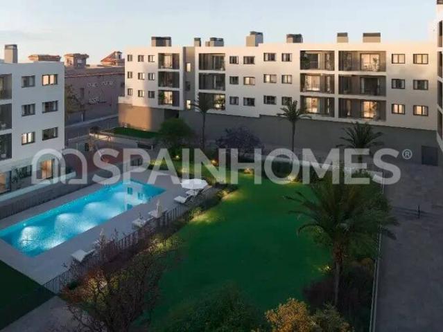 Atractivos pisos con jardín comunitario en Alicante