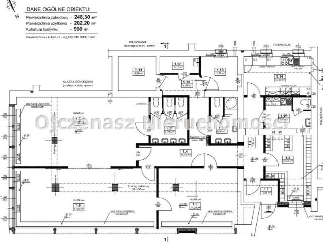 Lokal usługowy 202 m² z dużymi witrynami i wysokimi pomieszczeniami