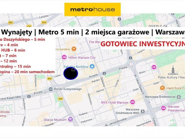 Lokal usługowo biurowy 92,5 m² w centrum Warszawy blisko metra