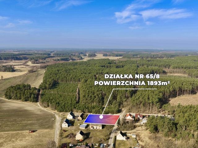 Atrakcyjna działka 1893 m² pod zabudowę w Leśniów Mały