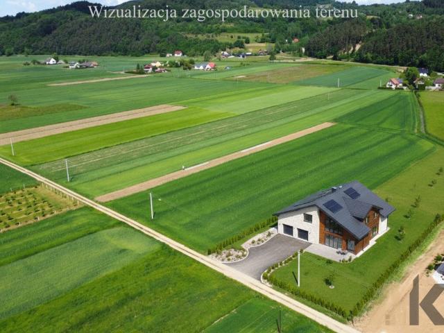 Atrakcyjna działka bud. rolna z widokiem w Roztoka Brzeziny