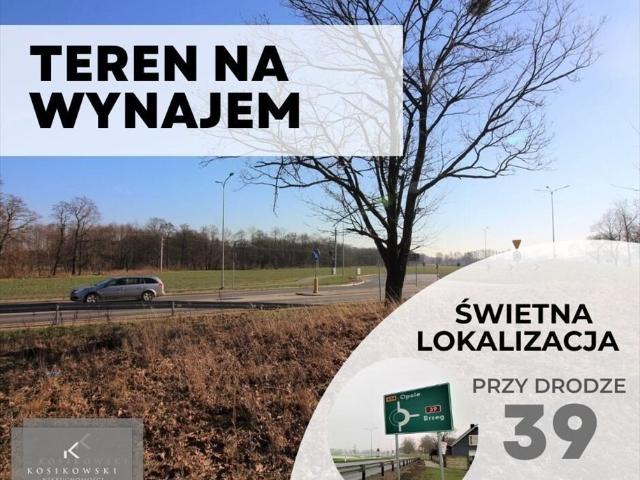 Działka usługowa 4077 m² przy DK39 w Namysłowie polecam!