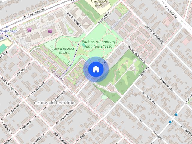 Atrakcyjna kawalerka na wynajem na zielonym Grunwaldzie!