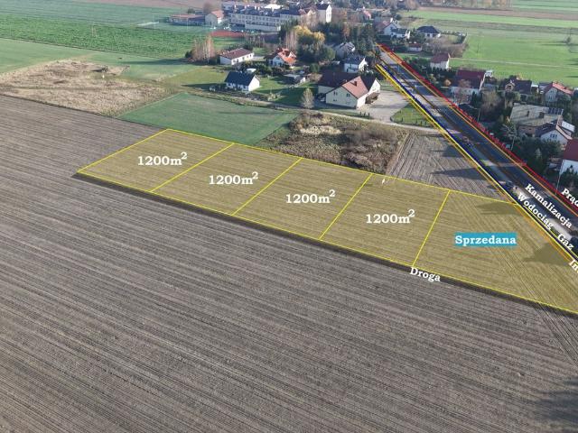 Atrakcyjne działki 1200 m² pod dom w Brzeście