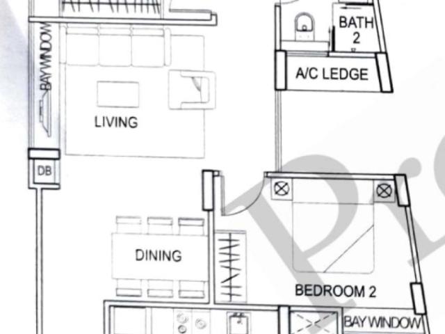 Atrium Residences Apartment For Sale, $1,350,000, 2 Bed 2 Bath 818 sqft $1,650.00 psf