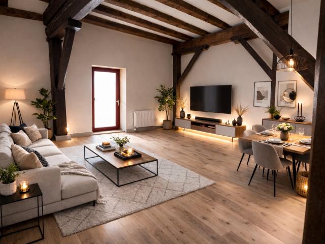 Attypique grand T2 60 m2 CHARME DE L ANCIEN REFAIT A NEUF Cathédrale 2 pièces, 61 m²