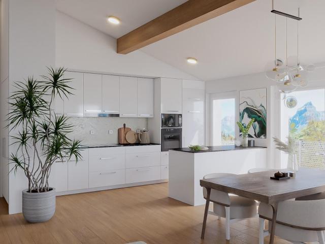 Attic flat with 3.5 rooms on sale in Collombey Muraz 105 m² | dreamo. Ch