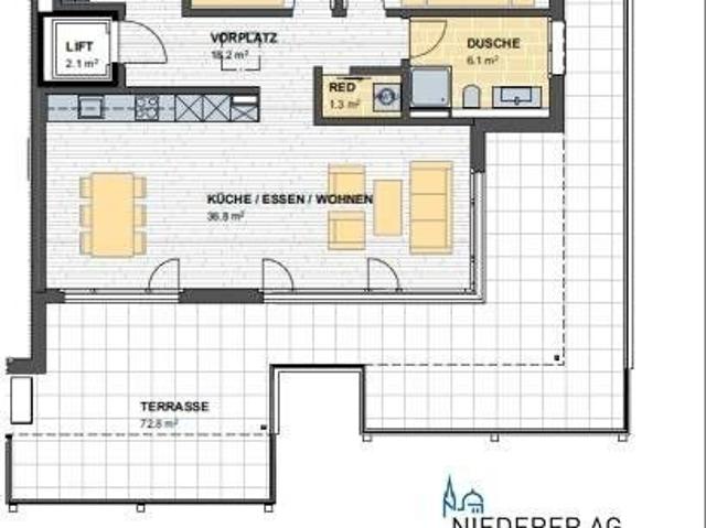 Attic flat with 3.5 rooms for rent in Ostermundigen 87 m² | dreamo. Ch