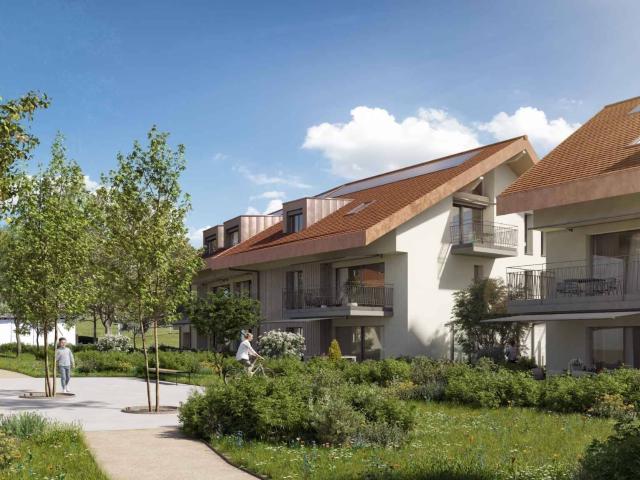 Attic flat with 4.5 rooms on sale in Lavigny 115 m² | dreamo. Ch