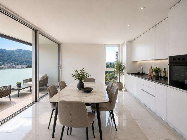 ATTICO ALTO STANDING DI 4.5 LOCALI CON VISTA A VACALLO