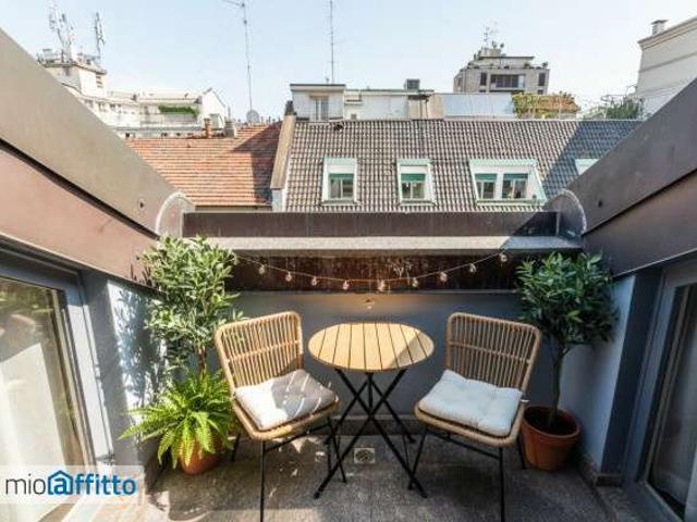 Attico arredato con terrazzo Milano