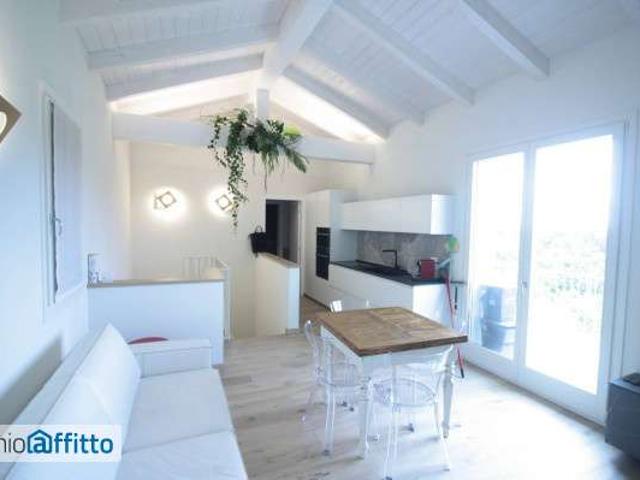 Attico arredato con terrazzo Colli