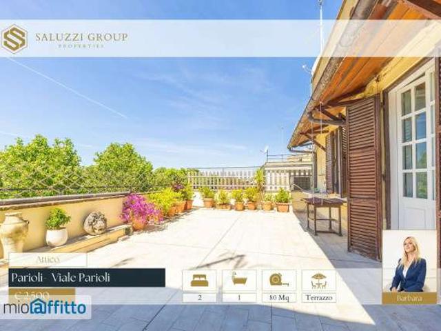 Attico arredato con terrazzo Parioli, pinciano