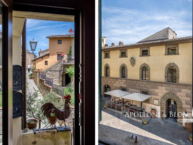 Attico del 1300 in centro con giardino Castellina in Chian. 170m² Castellina in Chianti